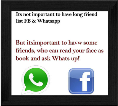 44% OFF on Ellicon B246 Fb And Whatsapp Showpiece - 19.5 cm