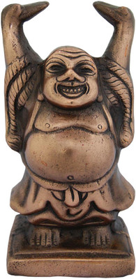 47% OFF on Aaradhi Feng Shui Heavy Premium 7 Inches Laughing Buddha in Copper finish Showpiece - 17 cm 47% OFF on Aaradhi Feng Shui Heavy Premium 7 Inches Laughing Buddha in Copper finish Showpiece - 17 cm