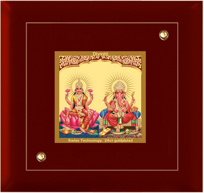 Diviniti Laxmi Ganesha Showpiece - 10 cm Diviniti Laxmi Ganesha Showpiece - 10 cm