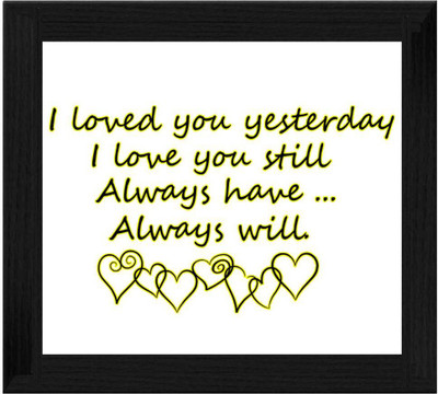 44% OFF on Ellicon B275 I Love You Still Showpiece - 19.5 cm