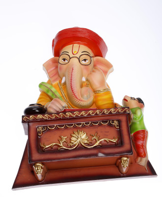 28% OFF on Smile2u Retailers Munshi Ganesha Showpiece - 35 cm 28% OFF on Smile2u Retailers Munshi Ganesha Showpiece - 35 cm