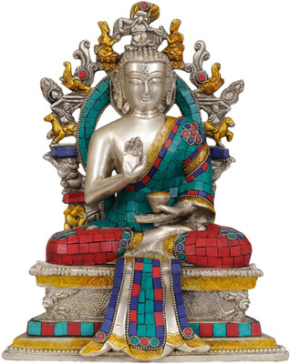 20% OFF on Exotic India Lord Buddha Seated on Six-ornament Throne of Enlightenment Showpiece - 27.94 cm 20% OFF on Exotic India Lord Buddha Seated on Six-ornament Throne of Enlightenment Showpiece - 27.94 cm