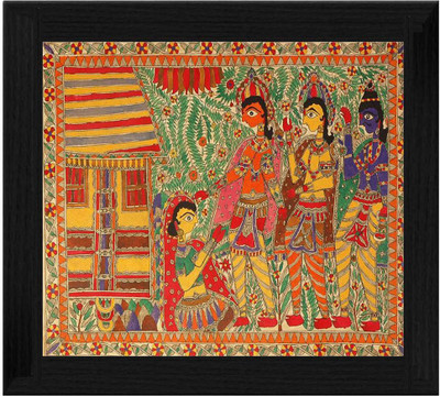 44% OFF on Ellicon B62 Madhubani Painting Showpiece - 19.5 cm