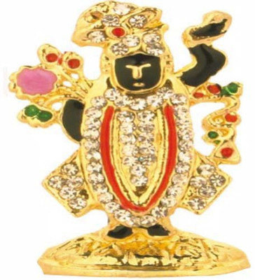 9% OFF on Ghasitaram Gifts Ganesha Idols -LM 2004 2 Car Stand Showpiece - 4 cm