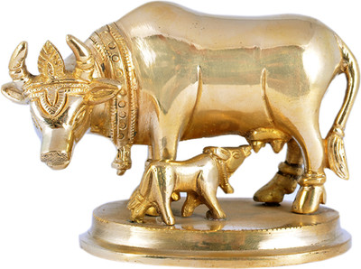 40% OFF on Lime Brass Cow Showpiece - 8 cm 40% OFF on Lime Brass Cow Showpiece - 8 cm