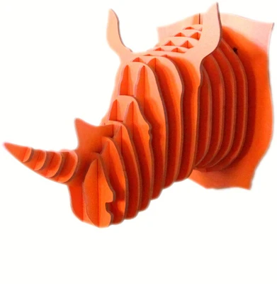 37% OFF on Panache Animal Head AH003-Orange Showpiece - 80 cm
