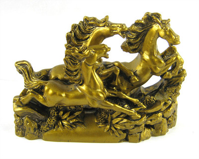 28% OFF on Eshoppee Vastu / fang shui / Three Running Horses For Victory Showpiece - 10 cm 28% OFF on Eshoppee Vastu / fang shui / Three Running Horses For Victory Showpiece - 10 cm