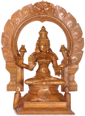 20% OFF on Exotic India Seated Lakshmi Ji with Floral Aureole Showpiece - 22.86 cm 20% OFF on Exotic India Seated Lakshmi Ji with Floral Aureole Showpiece - 22.86 cm