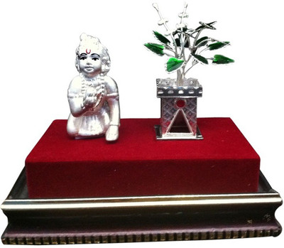 33% OFF on Siddharth Jewels Bal Krishna Showpiece - 16 cm Silver, Silver
