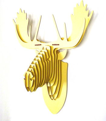 50% OFF on Panache Animal Head AH004-Yellow2 Showpiece - 80 cm