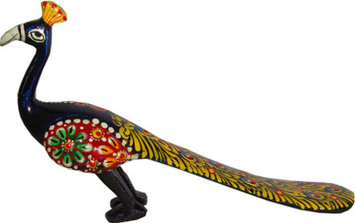 32% OFF on Haveli Arts Metal Peacock Showpiece - 16 cm