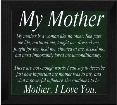 44% OFF on Ellicon B348 My Mother Showpiece - 19.5 cm