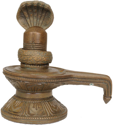 20% OFF on Exotic India Shiva Linga with Shiva?s Snakes Crowning It Showpiece - 12.7 cm 20% OFF on Exotic India Shiva Linga with Shiva?s Snakes Crowning It Showpiece - 12.7 cm