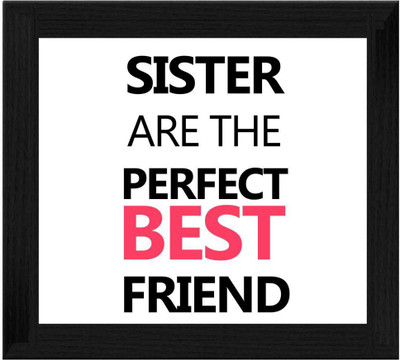 44% OFF on Ellicon B245 Sister Are The Perfect Best Friend Showpiece - 19.5 cm