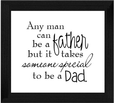 44% OFF on Ellicon B359 Dad Quotes Showpiece - 19.5 cm