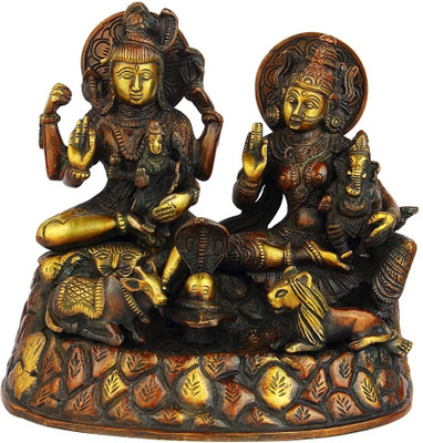 StatueStudio Shiv Pariwar Showpiece - 20.32 cm StatueStudio Shiv Pariwar Showpiece - 20.32 cm