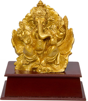 35% OFF on Anveshana Retail Leaf Ganesha Molded Statue Showpiece - 23 cm 35% OFF on Anveshana Retail Leaf Ganesha Molded Statue Showpiece - 23 cm