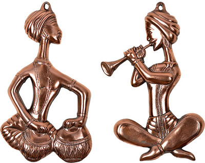61% OFF on Craftter Craftter Musical Man set of -2 Showpiece - 38 cm