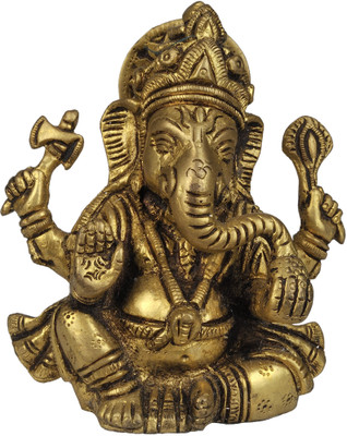 20% OFF on Exotic India Ganesha Ji Holding Axe and Noose Showpiece - 10.16 cm 20% OFF on Exotic India Ganesha Ji Holding Axe and Noose Showpiece - 10.16 cm