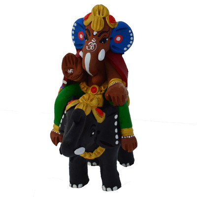 60% OFF on eCraftIndia Lord Ganesha on Elephant Showpiece - 13.97 cm 60% OFF on eCraftIndia Lord Ganesha on Elephant Showpiece - 13.97 cm