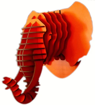 37% OFF on Panache Animal Head AH001-Orange2 Showpiece - 80 cm