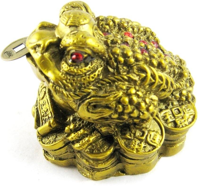 31% OFF on Eshoppee feng shui three legged frogg with coin for wealth and happiness Showpiece - 5 cm 31% OFF on Eshoppee feng shui three legged frogg with coin for wealth and happiness Showpiece - 5 cm