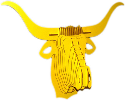 37% OFF on Panache Animal Head AH008-Yellow2 Showpiece - 80 cm