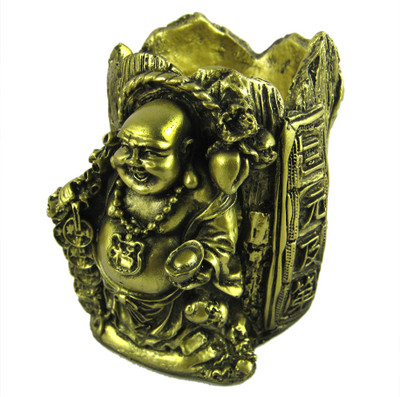 50% OFF on Eshoppee feng shui laughing buddha with pen stand Showpiece - 9 cm 50% OFF on Eshoppee feng shui laughing buddha with pen stand Showpiece - 9 cm