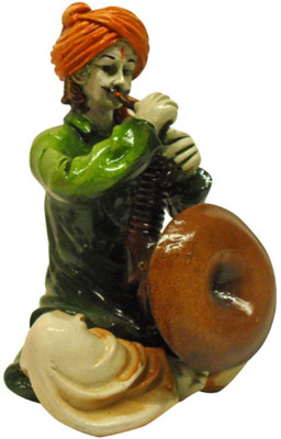 38% OFF on Earth Statue of Rajasthani Man Playing Pipani Showpiece - 15.24 cm 38% OFF on Earth Statue of Rajasthani Man Playing Pipani Showpiece - 15.24 cm