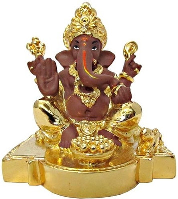 9% OFF on Ghasitaram Gifts LMGTK01 Gold Ganesh Showpiece - 8 cm 9% OFF on Ghasitaram Gifts LMGTK01 Gold Ganesh Showpiece - 8 cm