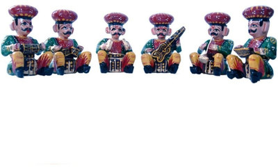 5% OFF on Shoppingatara Rajasthani 6 Piece Musician Bawla Set In Wood Showpiece - 5 cm 5% OFF on Shoppingatara Rajasthani 6 Piece Musician Bawla Set In Wood Showpiece - 5 cm
