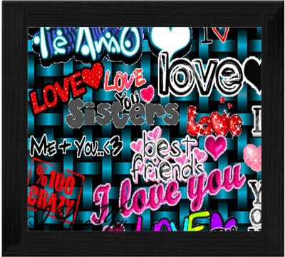 44% OFF on Ellicon B515 I Love Sister Showpiece - 19.5 cm