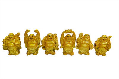 25% OFF on Jaycoknit Feng Shui Laughing Buddha Set Showpiece - 6 cm 25% OFF on Jaycoknit Feng Shui Laughing Buddha Set Showpiece - 6 cm