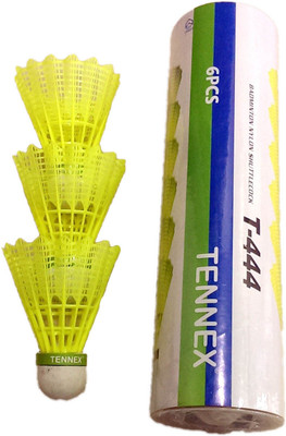 17% OFF on Tennex Nylon Shuttlecock T-444 Nylon Shuttle - Yellow 17% OFF on Tennex Nylon Shuttlecock T-444 Nylon Shuttle - Yellow