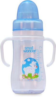 Small Wonder Wonderful Bottle - Food Grade Polycarbonate Bottle, BPA Free Liquid Silicone Teat, BPA Free Polypropylene Accessories