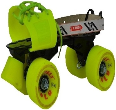 5% OFF on Jonex Gold Quad Roller Skates - Size 3 - 10 US 5% OFF on Jonex Gold Quad Roller Skates - Size 3 - 10 US