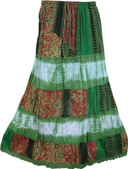 Indiatrendzs Printed Women's A-line Skirt: Skirt
