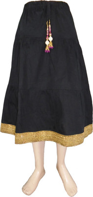 44% OFF on Sweet Angel Self Design Girl's Pleated Skirt