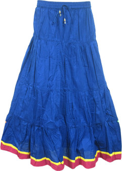 Indiatrendzs Solid Women's A-line Skirt: Skirt