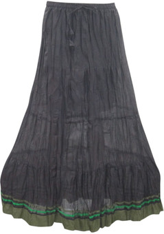 Indiatrendzs Solid Women's A-line Skirt: Skirt