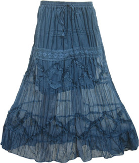 Indiatrendzs Solid Women's A-line Skirt: Skirt