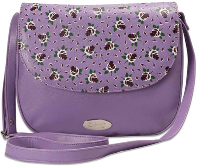 57% OFF on DHC Women Casual Purple PU Sling Bag 57% OFF on DHC Women Casual Purple PU Sling Bag