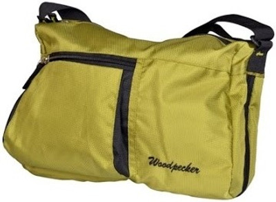 10% OFF on Woodpecker Women Casual Green Polyester Sling Bag