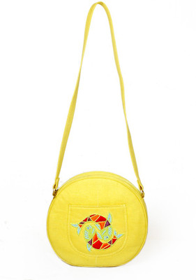 40% OFF on Allmine Girls Casual Green Cotton Sling Bag 40% OFF on Allmine Girls Casual Green Cotton Sling Bag