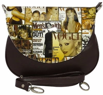 50% OFF on Chimera Leather Women Casual, Formal Brown Leatherette Sling Bag