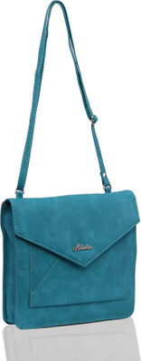 Adaira Girls Casual Green PU Sling Bag