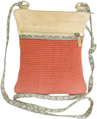 Beautona Girls Red Jute, Cotton