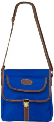 67% OFF on Cappuccino Women Casual Blue Nylon Sling Bag 67% OFF on Cappuccino Women Casual Blue Nylon Sling Bag