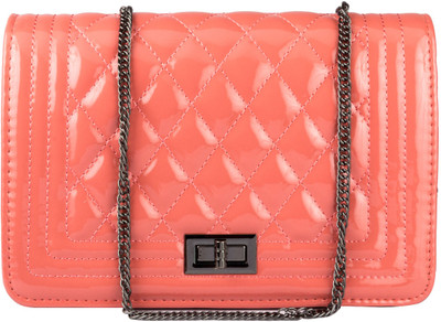 34% OFF on Lalana Women Casual Pink PU Sling Bag 34% OFF on Lalana Women Casual Pink PU Sling Bag