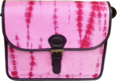 28% OFF on Princesse k Women Casual Pink, Red Silk Sling Bag